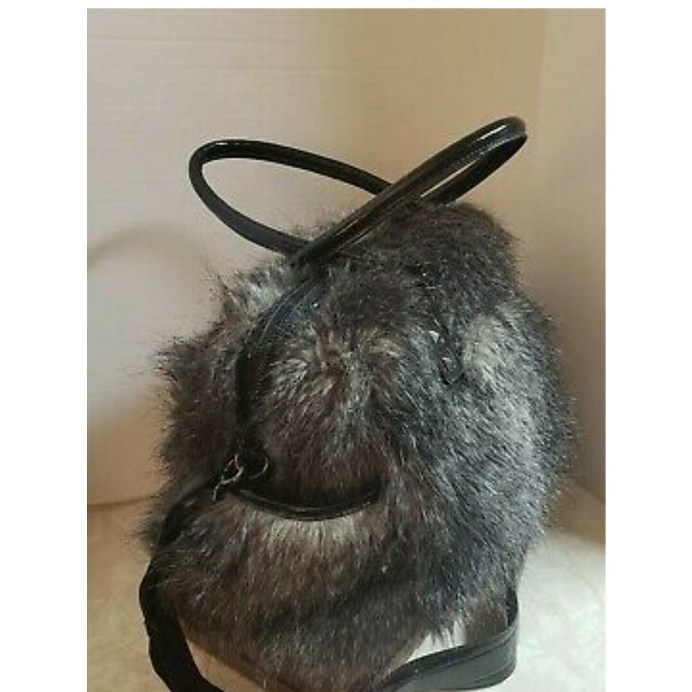"Faux Fur Purse"